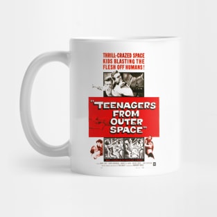 Classic Science Fiction Movie Poster - Teenagers from Outer Space Mug